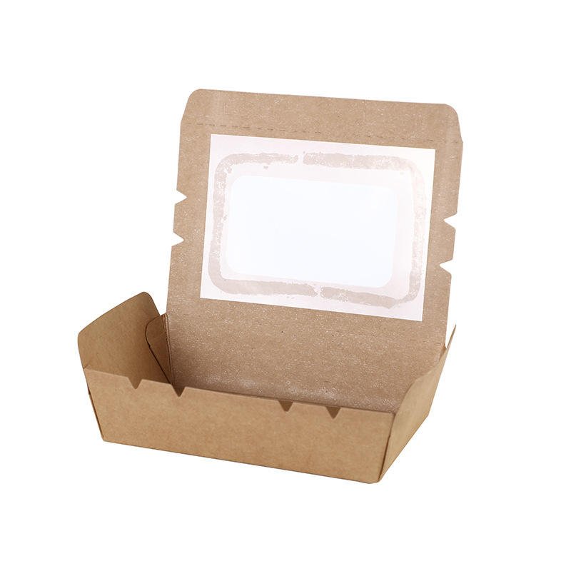 With Window Kraft Paper Food Packaging Box (3)
